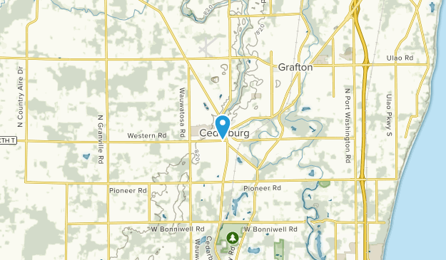 Cedarburg, Wisconsin Map