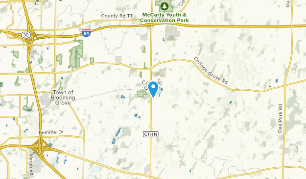 Cottage Grove, Wisconsin Map