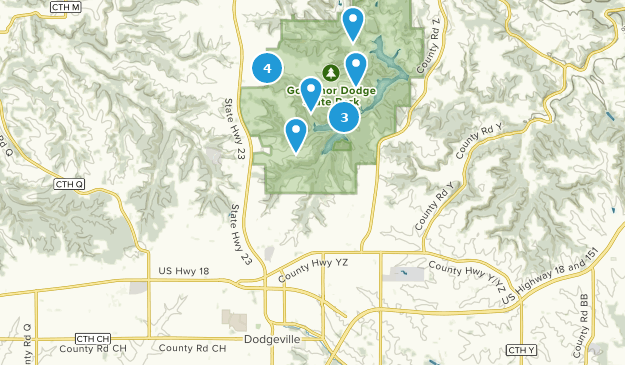 Dodgeville, Wisconsin Map