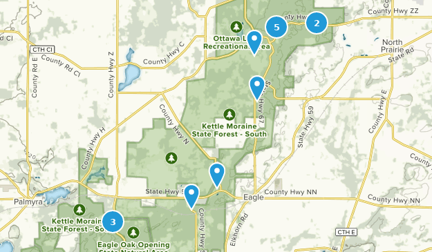 Eagle, Wisconsin Map