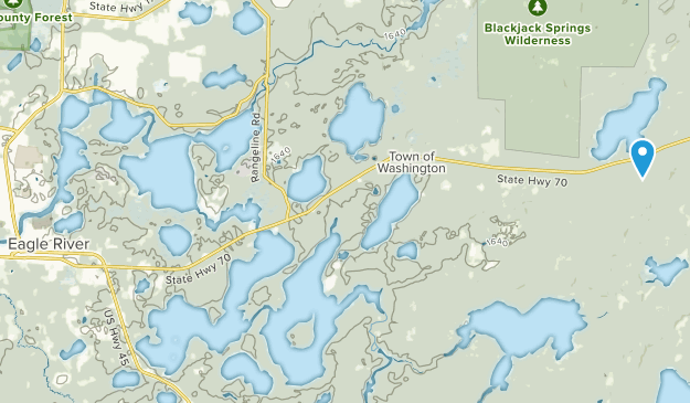 Eagle River, Wisconsin Map