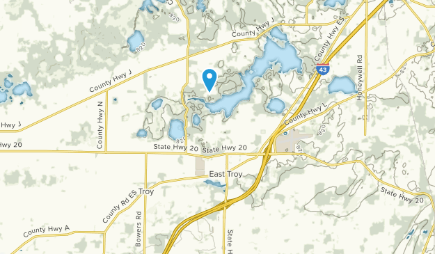 East Troy, Wisconsin Map