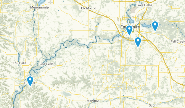 Eau Claire, Wisconsin Map
