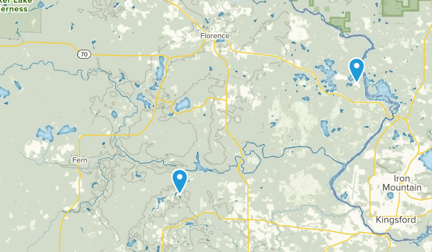 Florence, Wisconsin Map