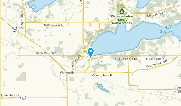 Fontana, Wisconsin Map