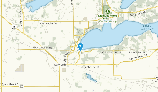 Fontana-on-Geneva Lake, Wisconsin Map