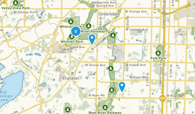 Franklin, Wisconsin Map