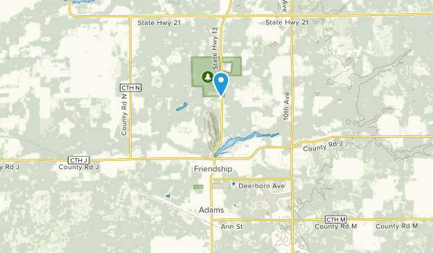 Friendship, Wisconsin Map