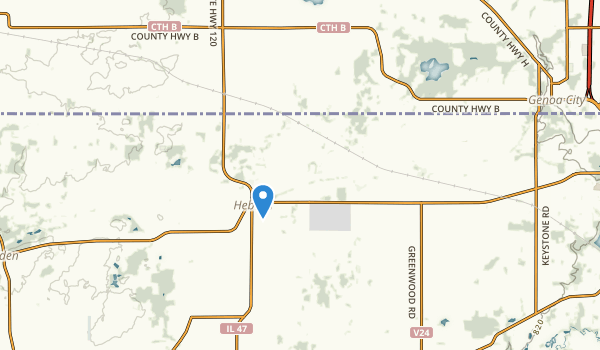 Genoa City, Wisconsin Map