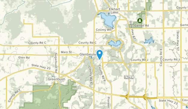 Glenbeulah, Wisconsin Map