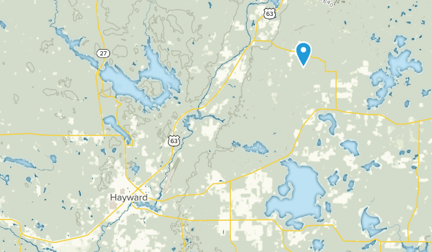 Hayward, Wisconsin Map