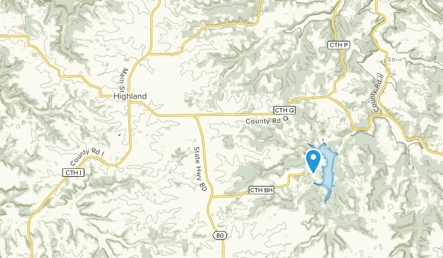 Highland, Wisconsin Map