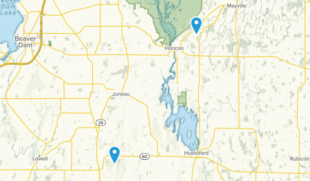 Horicon, Wisconsin Map
