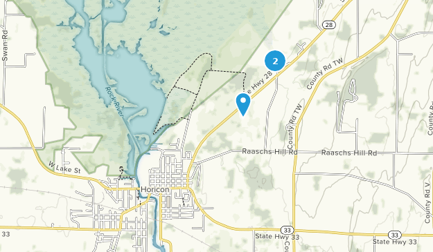 Horicon, Wisconsin Map