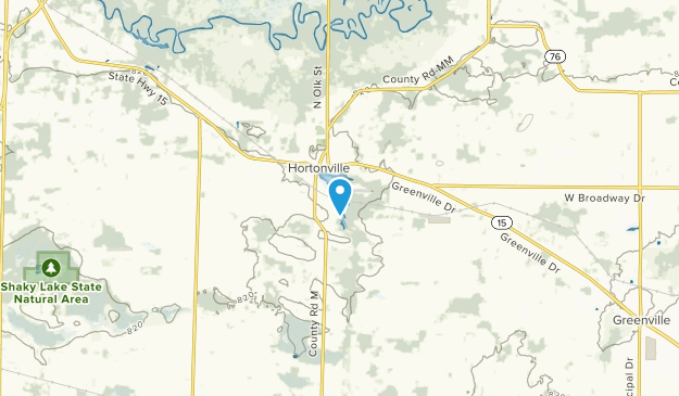 Hortonville, Wisconsin Map