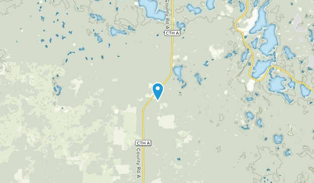 Iron River, Wisconsin Map