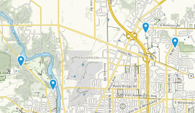 Janesville, Wisconsin Map