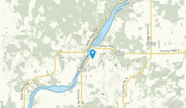 Jim Falls, Wisconsin Map