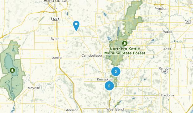 Kewaskum, Wisconsin Map