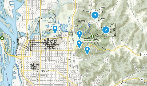 La Crosse, Wisconsin Map