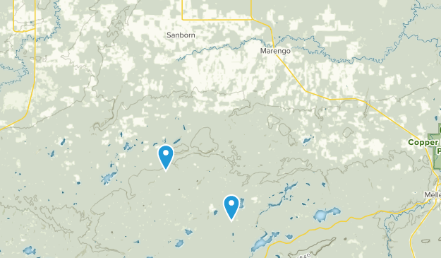 Marengo, Wisconsin Map