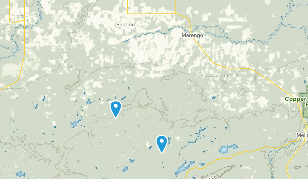Marengo, Wisconsin Map