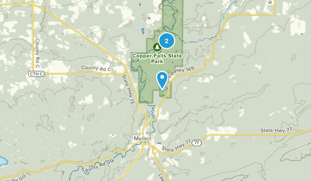 Mellen, Wisconsin Map