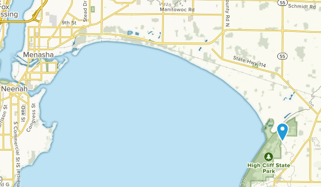 Menasha, Wisconsin Map