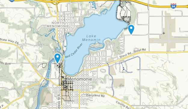 Menomonie, Wisconsin Map