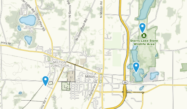 Milton, Wisconsin Map