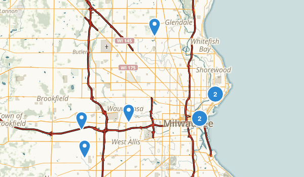 Milwaukee, Wisconsin Map