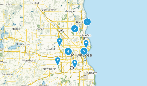 Milwaukee, Wisconsin Map