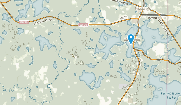 Minocqua, Wisconsin Map