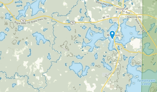 Best trails map for Minocqua