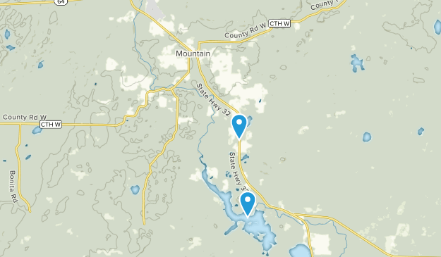 Mountain, Wisconsin Map
