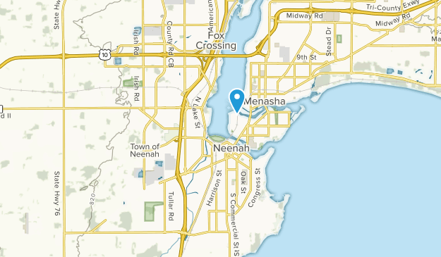 Neenah, Wisconsin Map