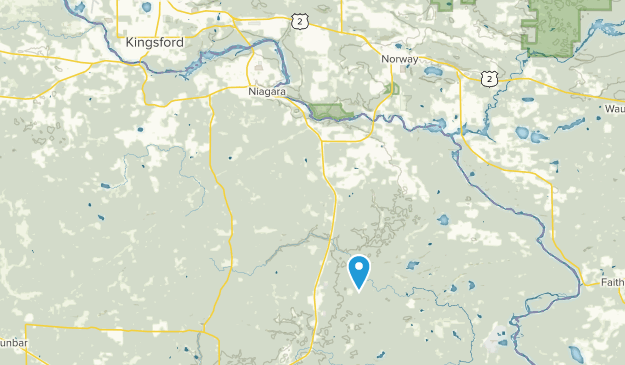 Niagara, Wisconsin Map