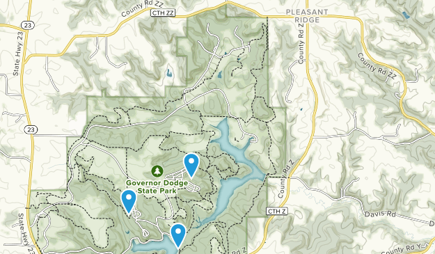 Pleasant Ridge, Wisconsin Map