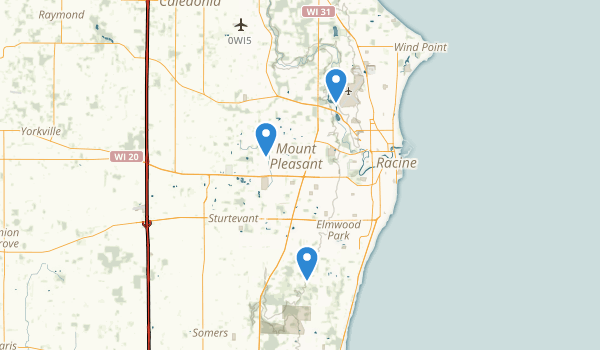 Racine, Wisconsin Map