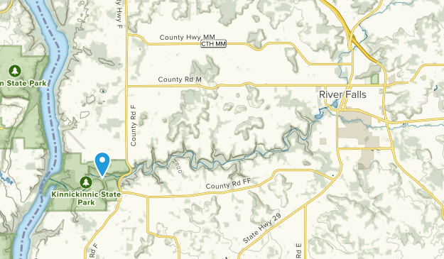 River Falls, Wisconsin Map