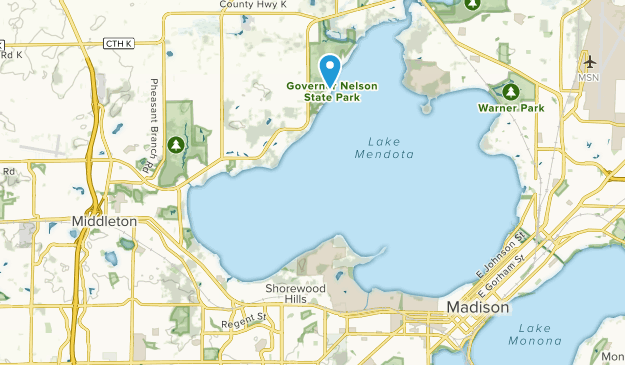 Shorewood Hills, Wisconsin Map