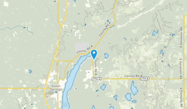 Solon Springs, Wisconsin Map