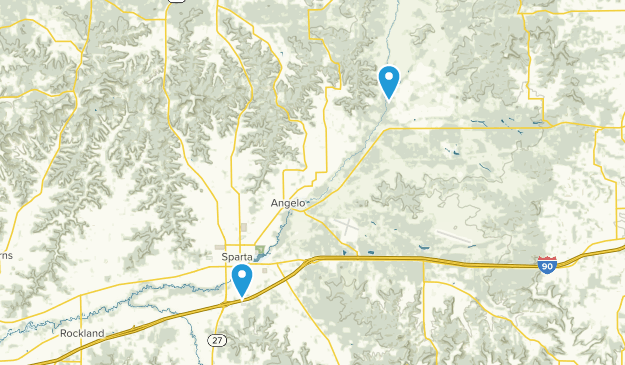 Sparta, Wisconsin Map