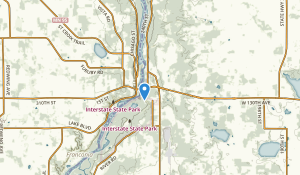 St Croix Falls, Wisconsin Map