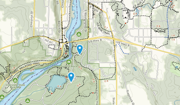 St Croix Falls, Wisconsin Map