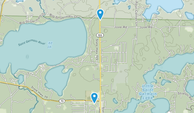 St. Germain, Wisconsin Map