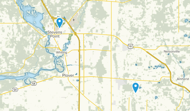 Stevens Point, Wisconsin Map