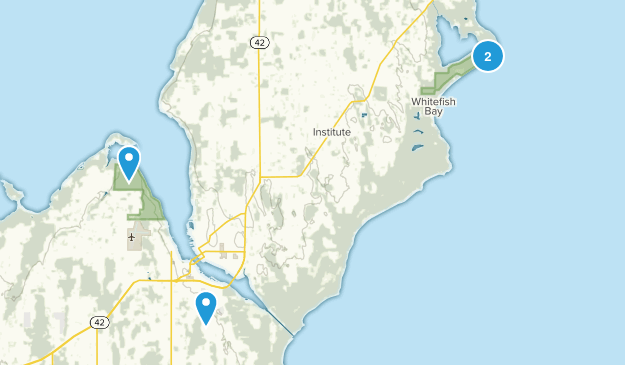 Sturgeon Bay, Wisconsin Map