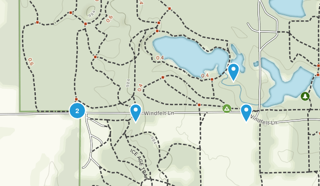 Waupaca, Wisconsin Map