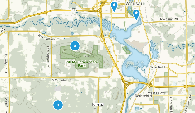 Wausau, Wisconsin Map